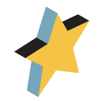 Image of star illustrating positive review of animation company Creative Beards