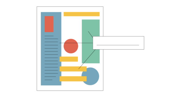 Beeld van overzichtelijk vormgegeven A4 ter Illustratie van infographic laten maken door animatiestudio Creative Beards