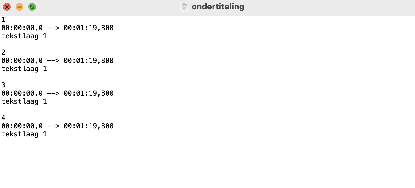Screenshot van stap 5 om SRT-bestand uit After Effects te halen