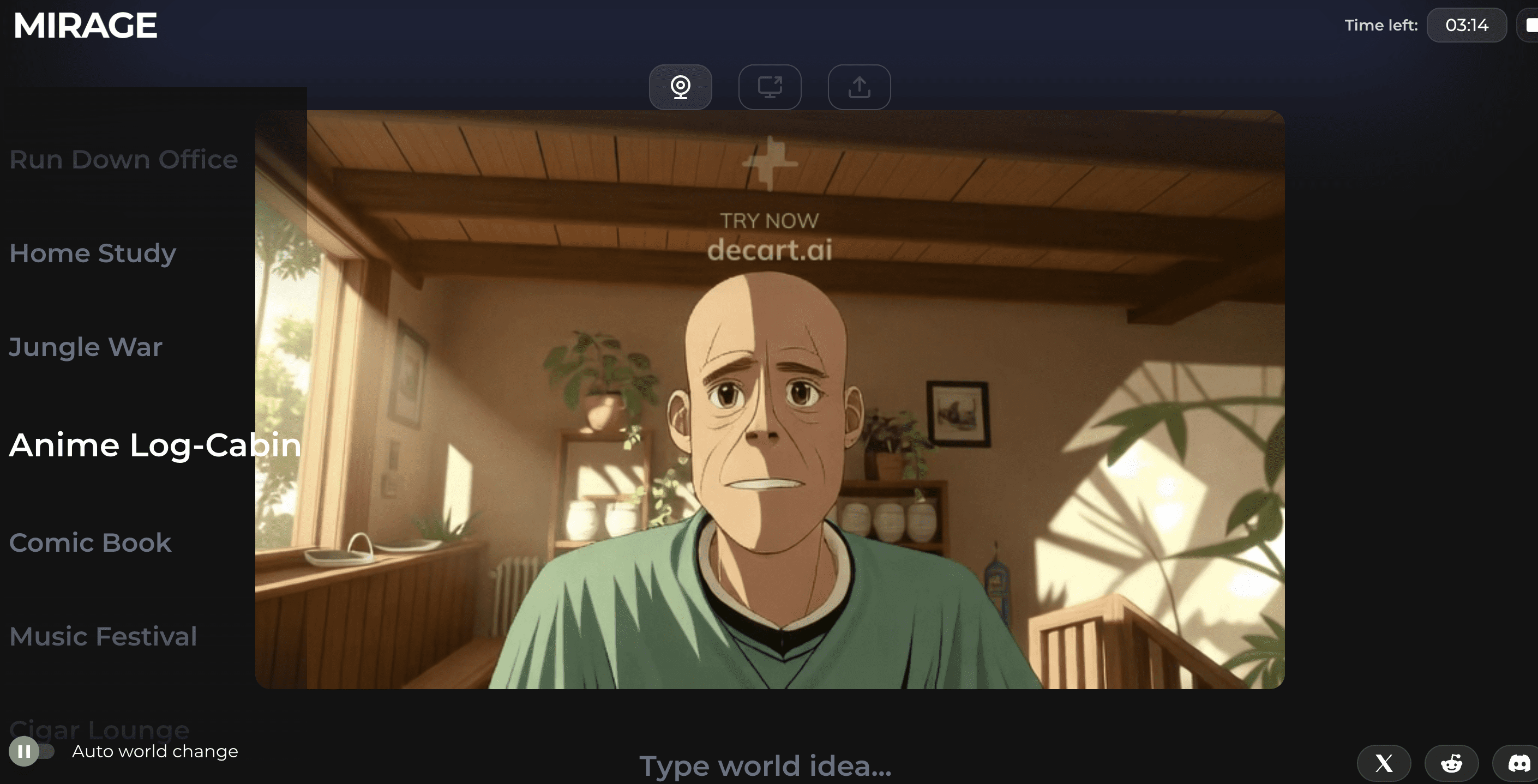 Beeld van ai tool mirage decart