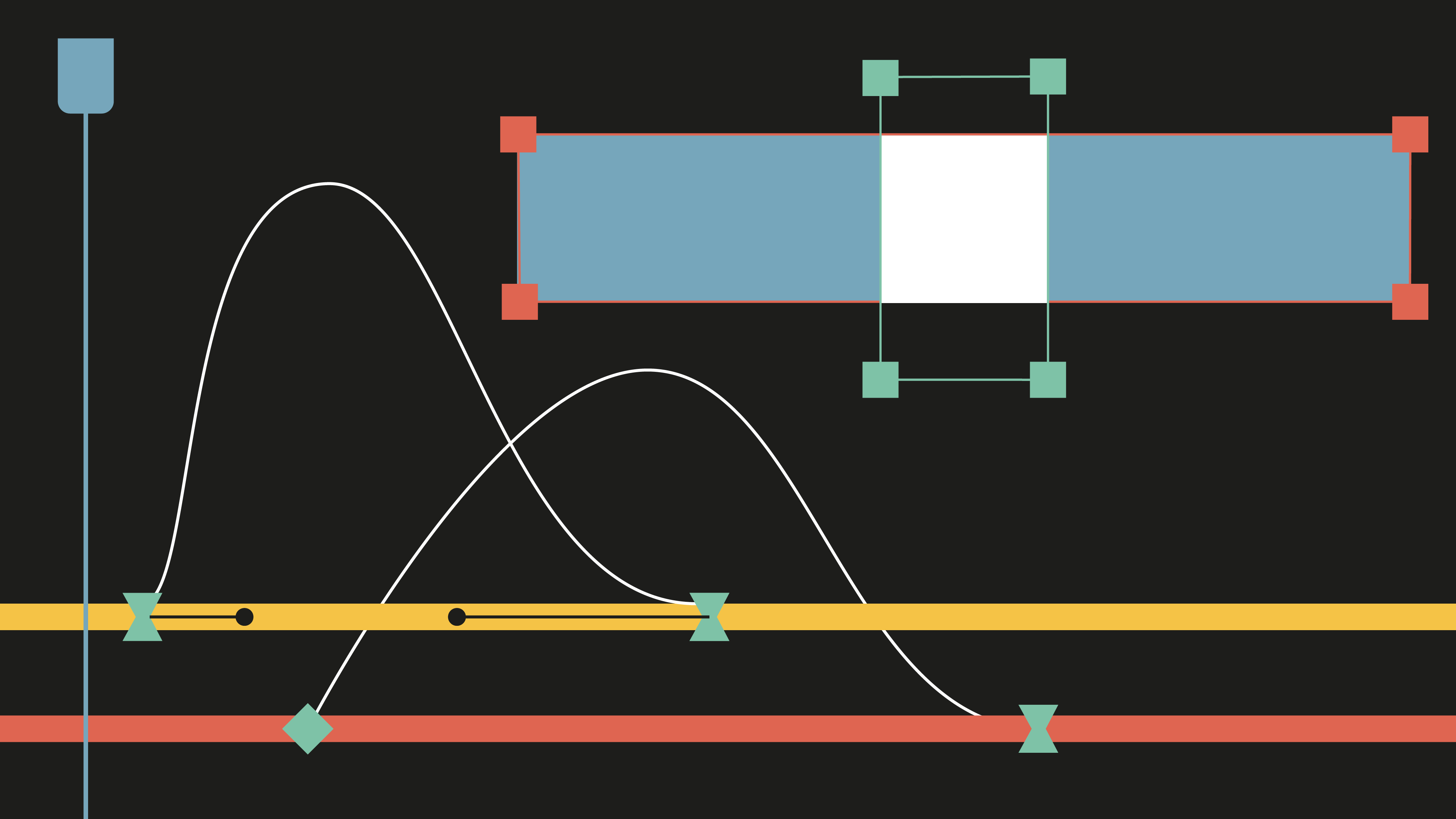 Beeld van after effects waarin je zelf animatie kunt maken