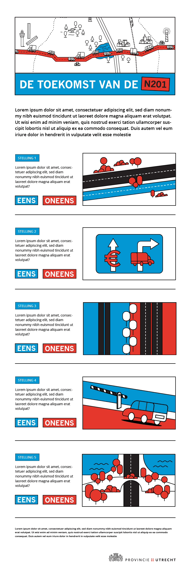 Beeld van website en landingspagina n201 ter illustratie van enquete gebruikt bij overheidscommunicatie