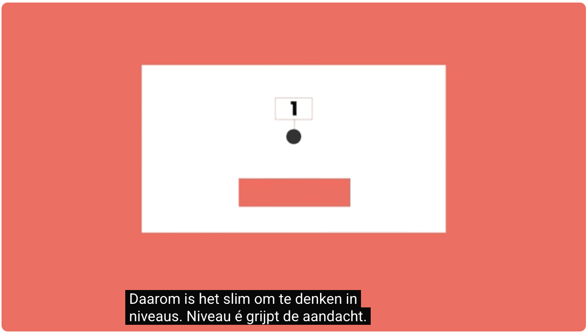 Screenshot van automatische Youtube ondertiteling met een fout