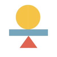 Abstract beeld met geometrische vormen ter illustratie van pensioen animatie laten maken door animatiestudio Creative Beards